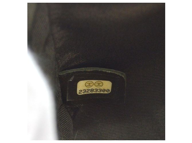Chanel Boy Flap Shearling with Leather Old Medium Vert - vue 5