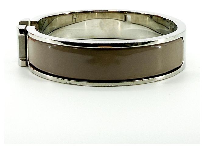 Hermès Hermes Clic H Enamel PM (small) Castaño - vista 5