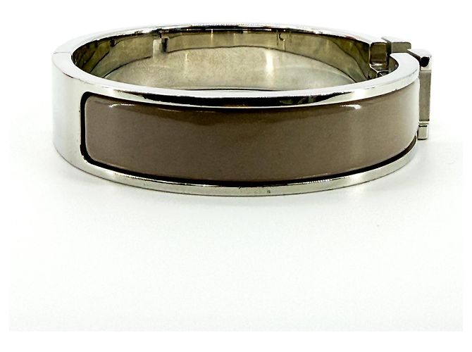 Hermès Hermes Clic H Enamel PM (small) Castaño - vista 6