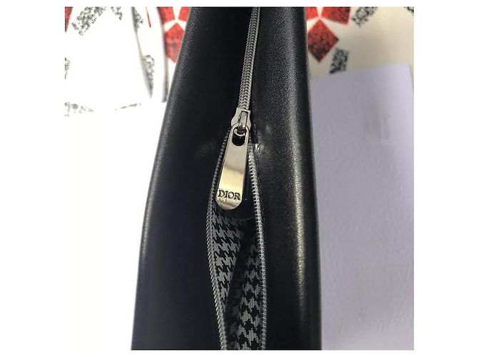 Autre Marque Pochette Christian Dior in pelle nera Nero - vista 4