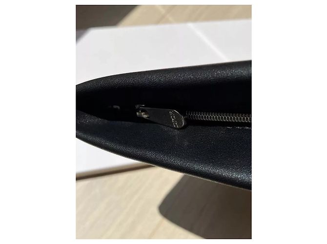 Autre Marque Pochette Christian Dior in pelle nera Nero - vista 7