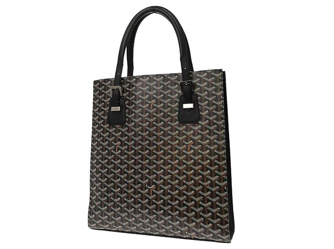 Goyard Comores Coated Canvas GM Negro - vista 2