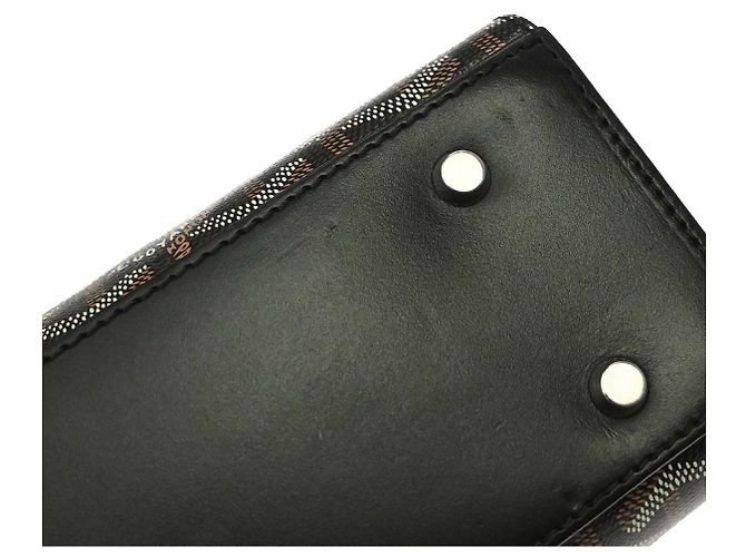 Goyard Comores Coated Canvas GM Negro - vista 6