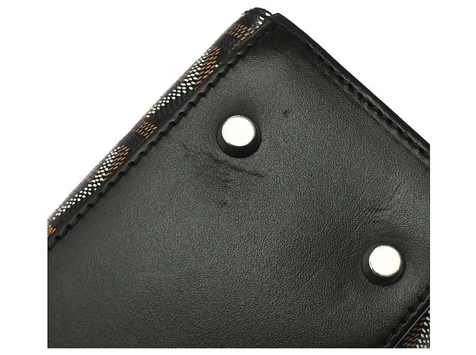 Goyard Comores Coated Canvas GM Negro - vista 7