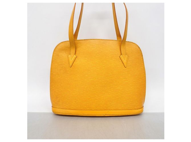 Louis Vuitton Epi Lussac Shoulder Bag Yellow - view 13