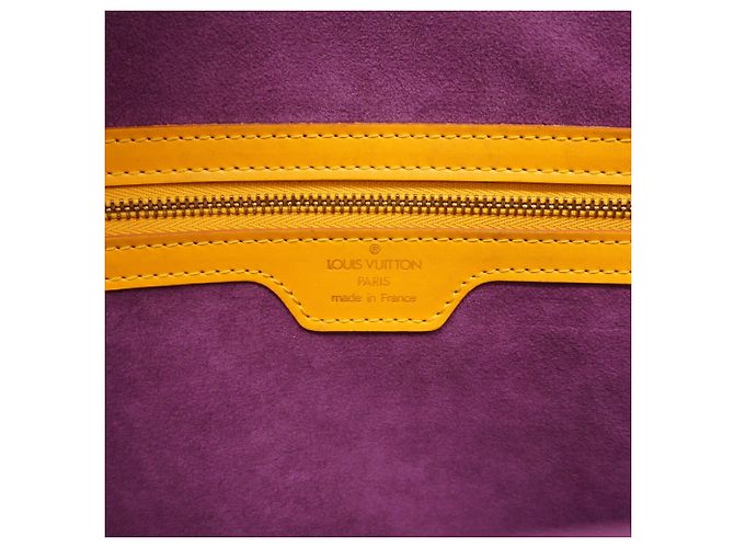 Louis Vuitton Epi Lussac Shoulder Bag Yellow - view 5