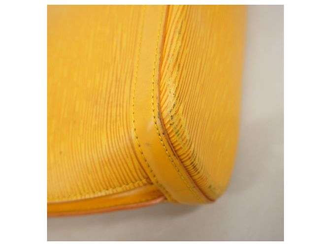 Louis Vuitton Epi Lussac Shoulder Bag Yellow - view 6