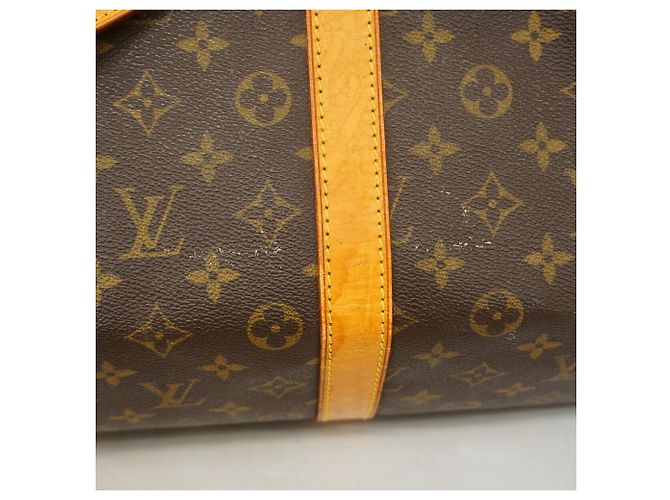 Louis Vuitton Boston Monogram Keepall 55 Marron - vue 11