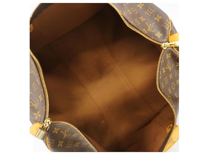 Louis Vuitton Boston Monogram Keepall 55 Marron - vue 4