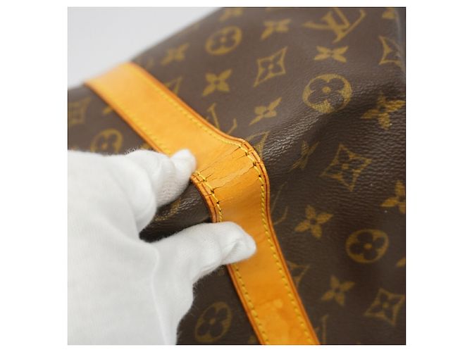 Louis Vuitton Boston Monogram Keepall 55 Marron - vue 7