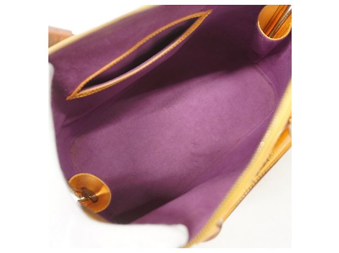 Borsa Louis Vuitton Alma Epi M52149 Jaune Giallo - vista 4