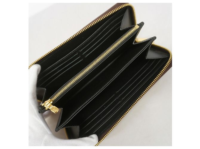 Portafoglio Zippy Monogram Reverse Louis Vuitton Marrone - vista 3