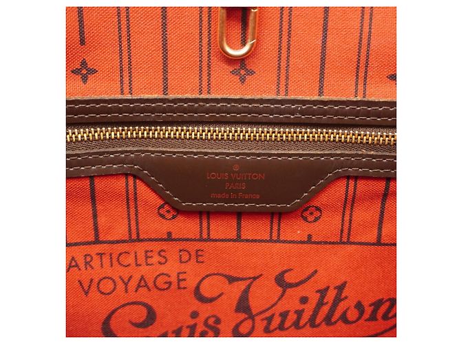 Louis Vuitton Damier Neverfull MM Tote Bag N51105 Ebene Damier ebene - Ansicht 5