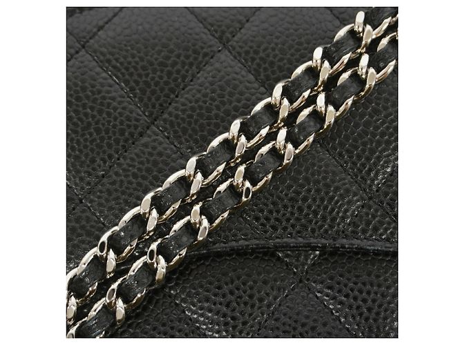 Portafoglio a spalla con catena Chanel Matelassé in Black Nero - vista 6