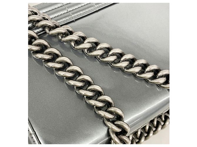 Borsa a tracolla Chanel Boy Chain Marrone - vista 11