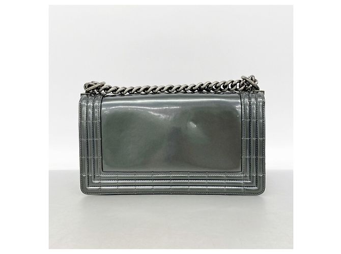 Borsa a tracolla Chanel Boy Chain Marrone - vista 12
