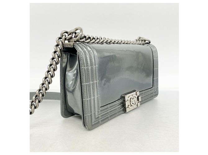 Borsa a tracolla Chanel Boy Chain Marrone - vista 2