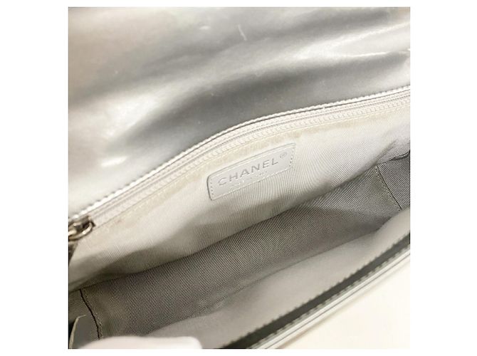 Borsa a tracolla Chanel Boy Chain Marrone - vista 4