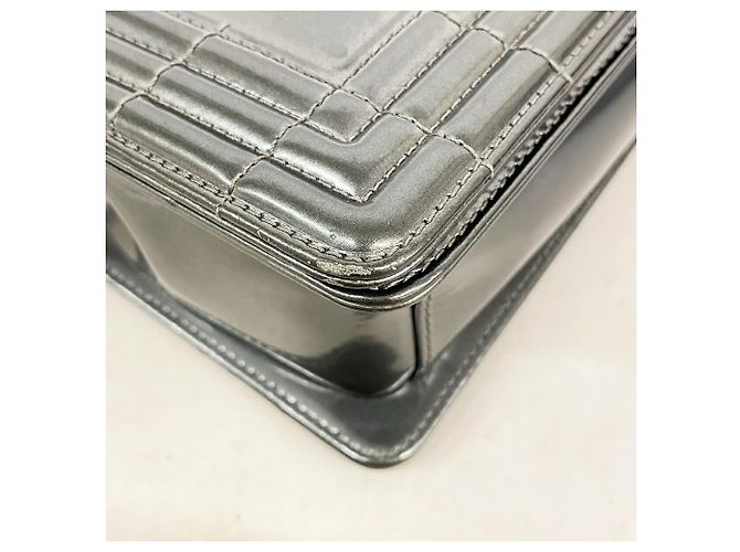Borsa a tracolla Chanel Boy Chain Marrone - vista 6