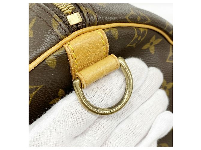 Louis Vuitton Boston Monogram Keepall Bandoulière 55 Braun - Ansicht 10