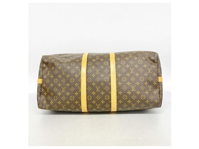 Louis Vuitton Boston Monogram Keepall Bandoulière 55 Braun - Ansicht 3
