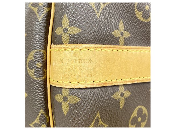 Louis Vuitton Boston Monogram Keepall Bandoulière 55 Braun - Ansicht 5