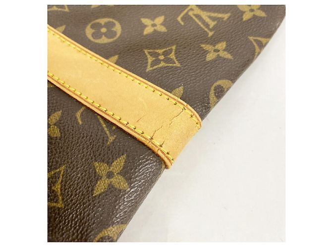 Louis Vuitton Boston Monogram Keepall Bandoulière 55 Braun - Ansicht 8