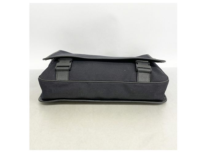 Borsa a tracolla Gucci in tela nera Nero - vista 3