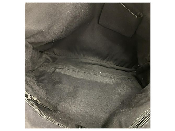 Borsa a tracolla Gucci in tela nera Nero - vista 4
