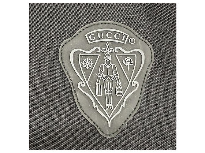 Borsa a tracolla Gucci in tela nera Nero - vista 6