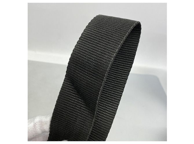 Borsa a tracolla Gucci in tela nera Nero - vista 7