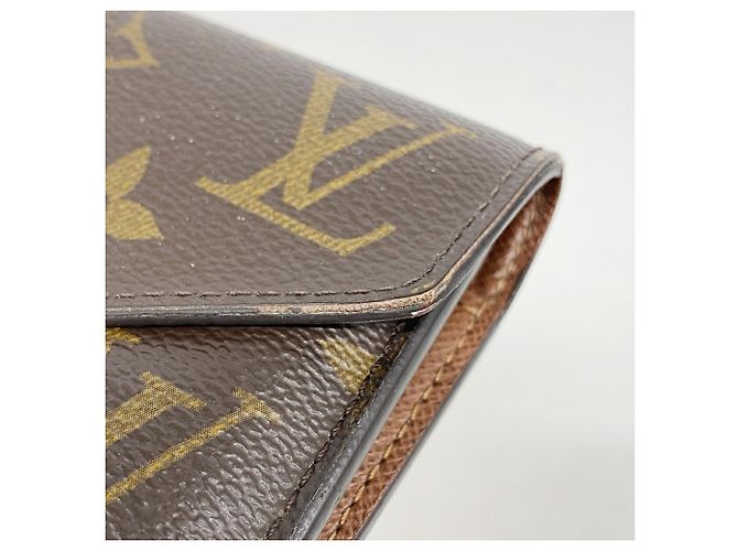 Portafoglio Louis Vuitton Tri-fold Marrone - vista 6