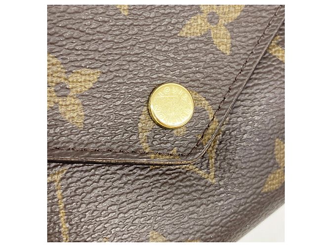 Portafoglio Louis Vuitton Tri-fold Marrone - vista 8