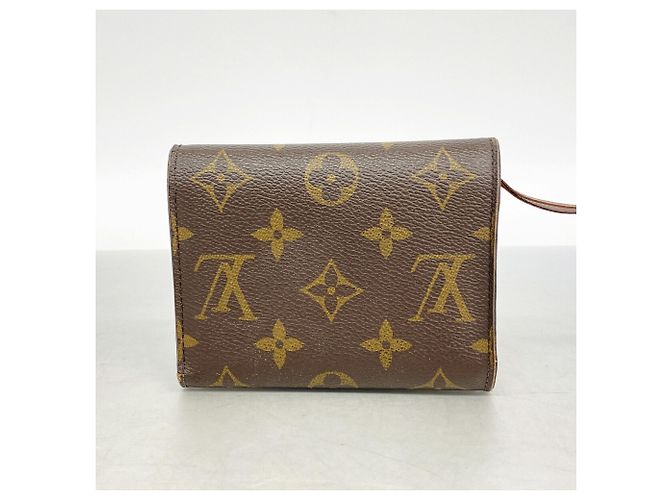 Portafoglio Louis Vuitton Tri-fold Marrone - vista 9