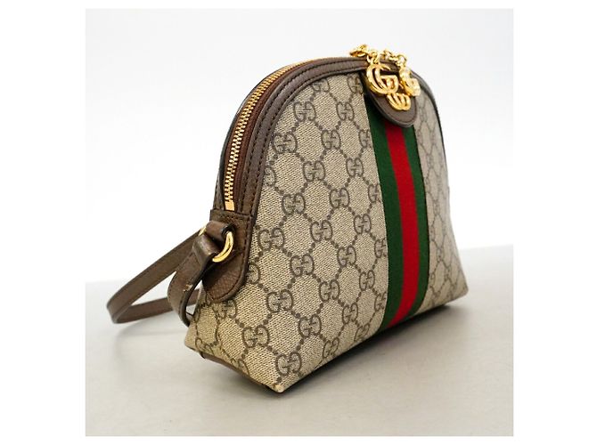 Borsa a tracolla Gucci Ophidia 499621 in Brown Marrone - vista 2