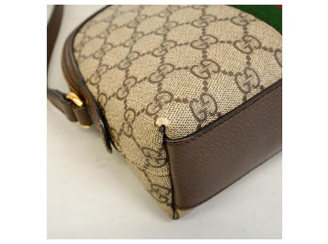 Borsa a tracolla Gucci Ophidia 499621 in Brown Marrone - vista 6