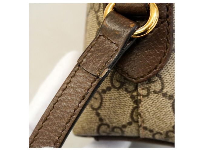 Borsa a tracolla Gucci Ophidia 499621 in Brown Marrone - vista 7
