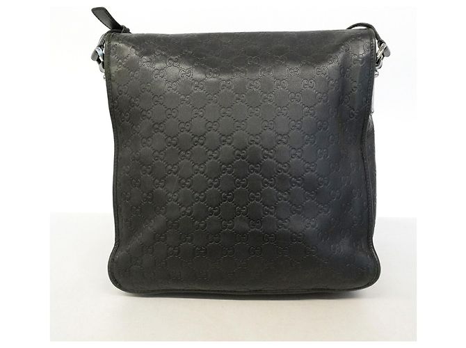 Borsa a tracolla in pelle nera da uomo Gucci Nero - vista 12