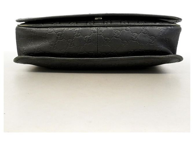 Borsa a tracolla in pelle nera da uomo Gucci Nero - vista 3