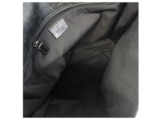 Borsa a tracolla in pelle nera da uomo Gucci Nero - vista 4