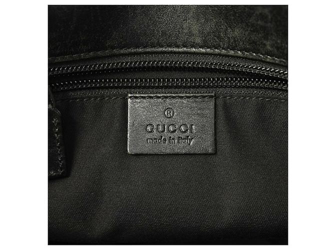 Borsa a tracolla in pelle nera da uomo Gucci Nero - vista 5