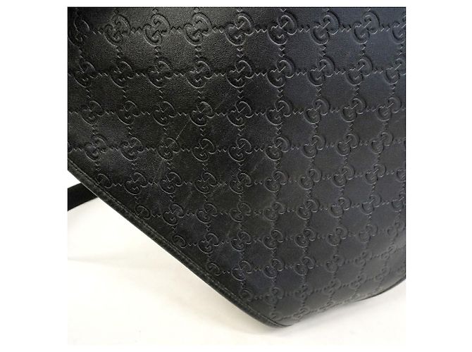 Borsa a tracolla in pelle nera da uomo Gucci Nero - vista 8