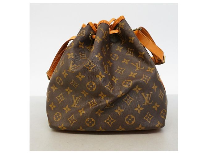 Noe Borsa a tracolla Louis Vuitton Monogram Petit Noé Marrone - vista 11
