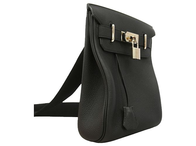 Hermès Hermes Kelly Accad PM Togo Bag Black - view 2