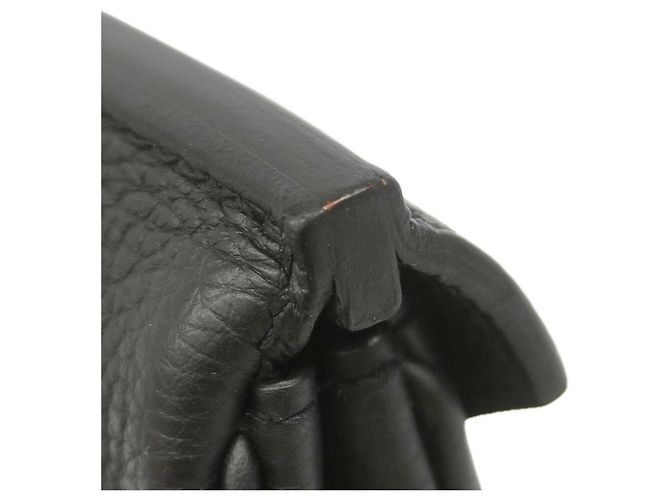 Hermès Hermes Kelly Accad PM Togo Bag Black - view 6
