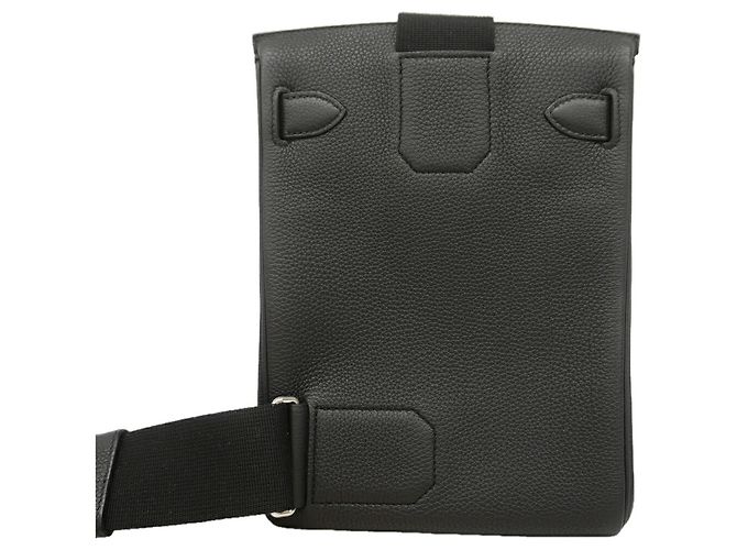 Hermès Hermes Kelly Accad PM Togo Bag Black - view 8