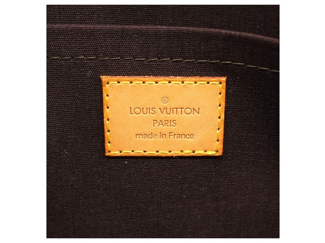 Borsa a tracolla Louis Vuitton Vernis Rosewood Avenue Bordò - vista 5