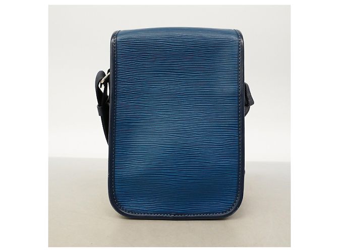 Bolsa de Ombro Louis Vuitton Epi Downtown BB Azul marinho - vista 11