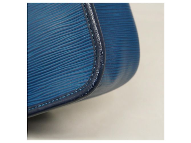 Bolsa de Ombro Louis Vuitton Epi Downtown BB Azul marinho - vista 7