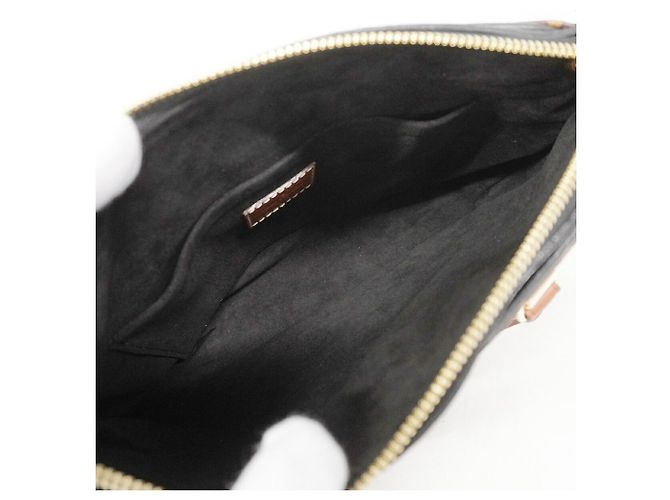Borsa Louis Vuitton Monogram Pallas BB Nero - vista 4